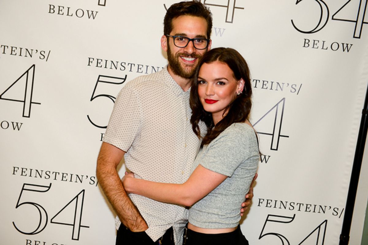 Adam Chanler-Berat and Jennifer Damiano at 