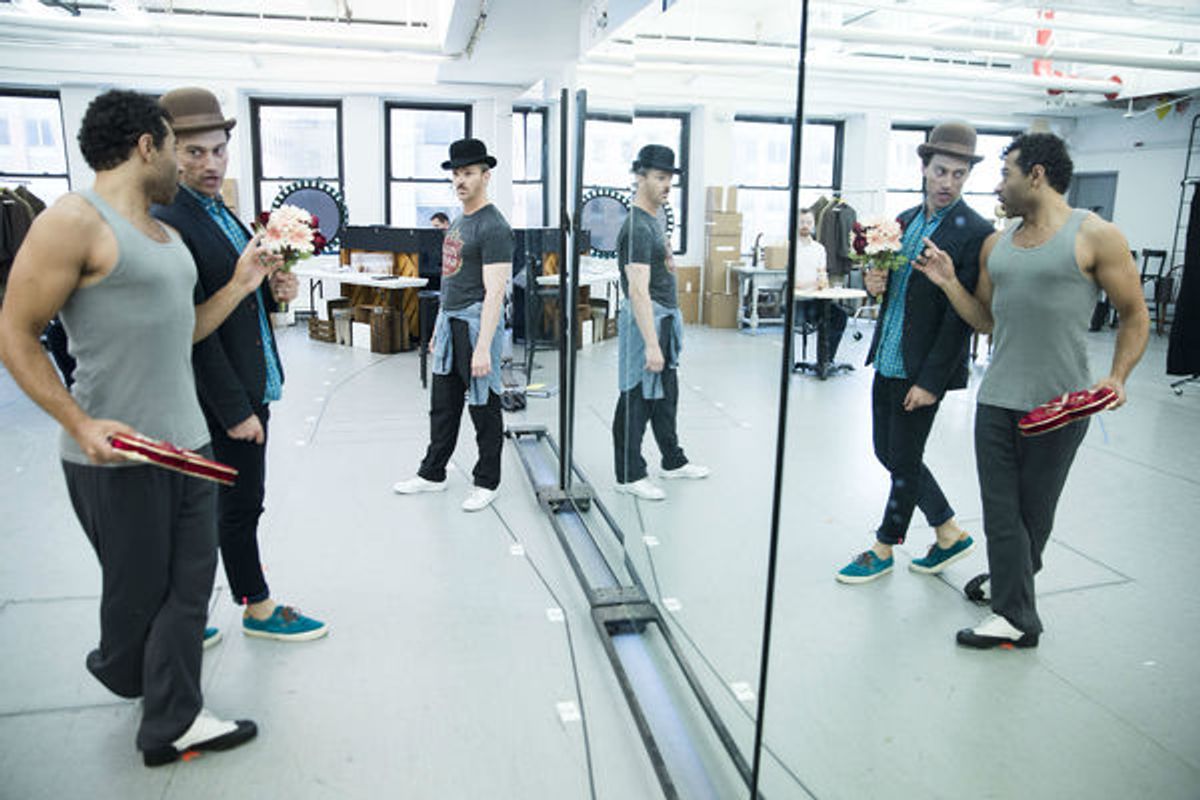 Corbin Bleu, Bryce Pinkham and Denis Jones at 