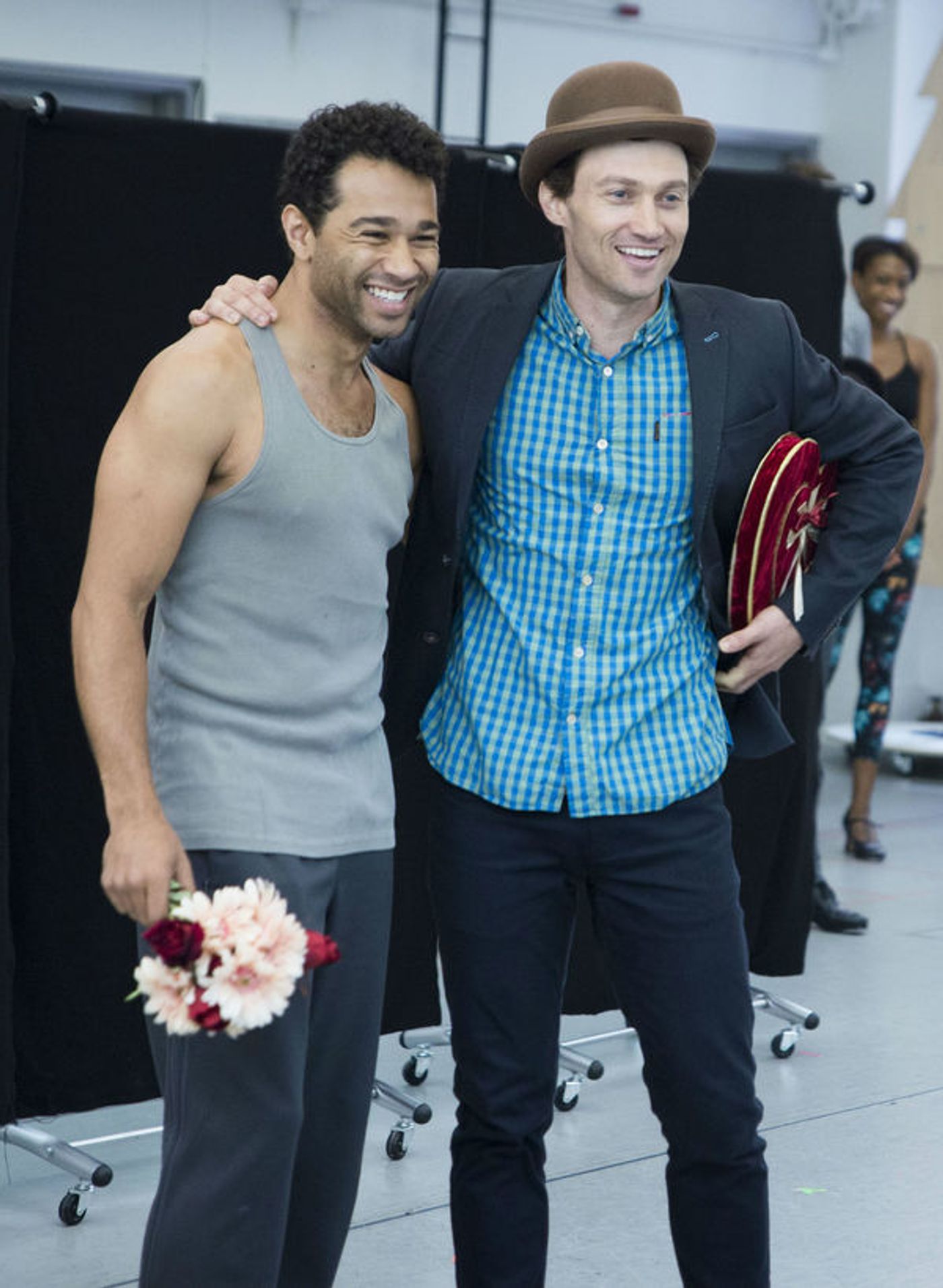 Photo Flash: In Rehearsal with Corbin Bleu, Bryce Pinkham, Lora Lee Gayer and More for Broadway's HOLIDAY INN  Image