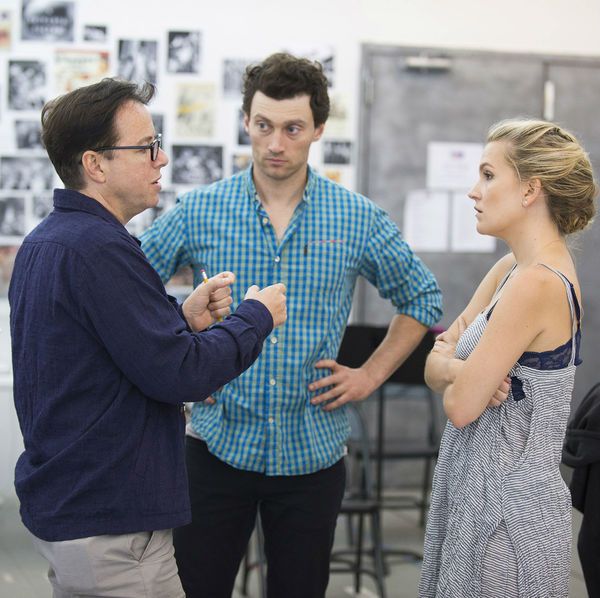 Gordon Greenberg, Bryce Pinkham and Lora Lee Gayer Photo