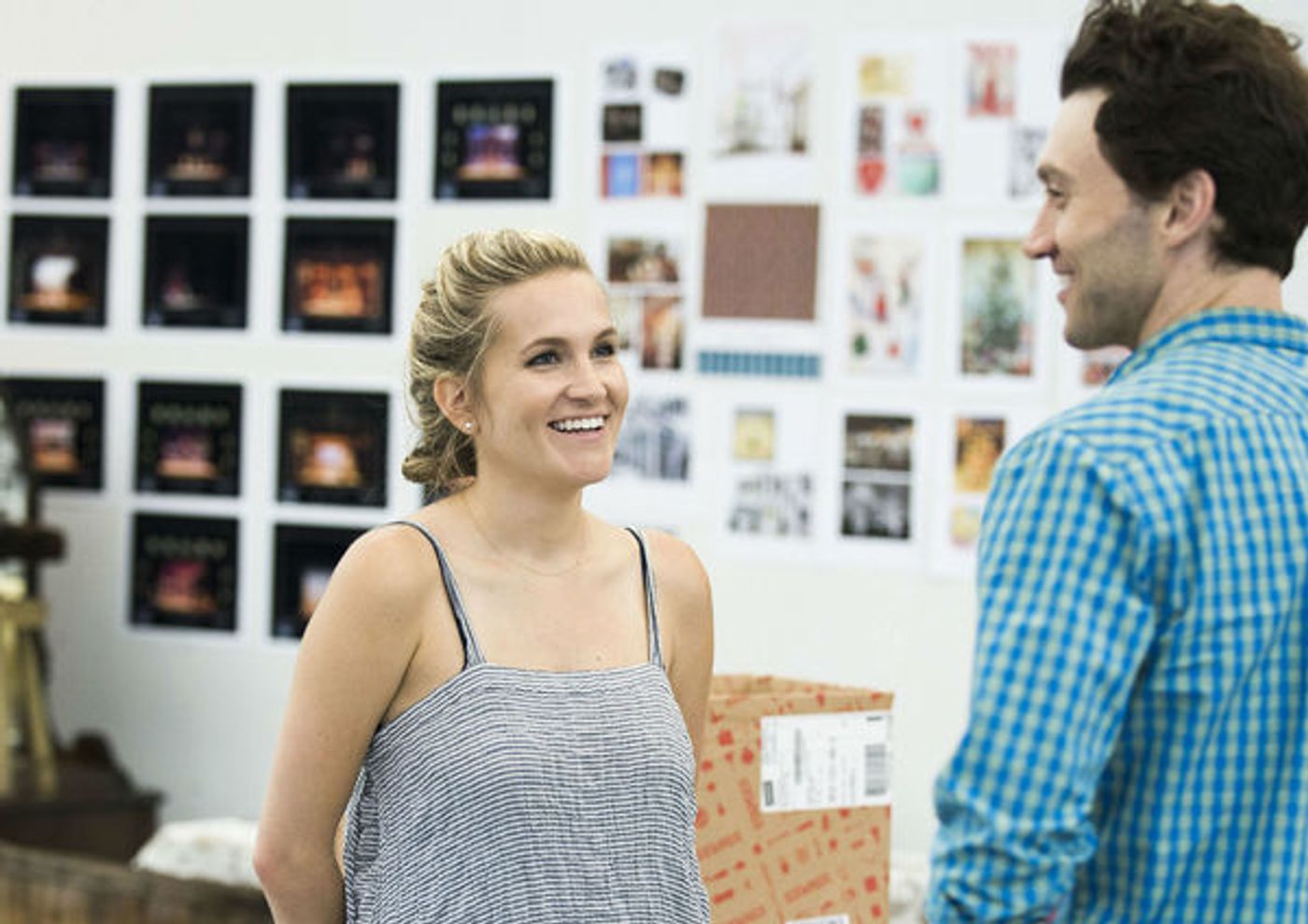Photo Flash: In Rehearsal with Corbin Bleu, Bryce Pinkham, Lora Lee Gayer and More for Broadway's HOLIDAY INN  Image