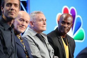 NBCUNIVERSAL EVENTS -- NBCUniversal Summer Press Tour, August 2, 2016 -- NBC''s ''Hairspray Live!'' Panel -- Pictured: (l-r) Alex Rudzinski, Live Television Director; Neil Meron, Executive Producer; Craig Zadan, Executive Director; Kenny Leon, Director -- @ BroadwayWorld NBCUNIVERSAL EVENTS -- NBCUniversal Summer Press Tour, August 2, 2016 -- NBC''s ''Hai Photo