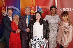 Derek Hough, Kristin Chenoweth, Harvey Fierstein, Maddie Baillio, Jennifer Hudson, Ariana Grande @ BroadwayWorld Derek Hough, Kristin Chenoweth, Harvey Fierstein, Maddie Baillio, Jennifer Hudson, Ar Photo