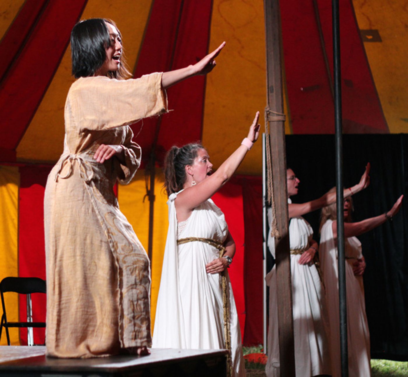 Photo Flash: NACL Theatre's COURAGE Plays Sold-Out Run at Apple Pond Farm  Image