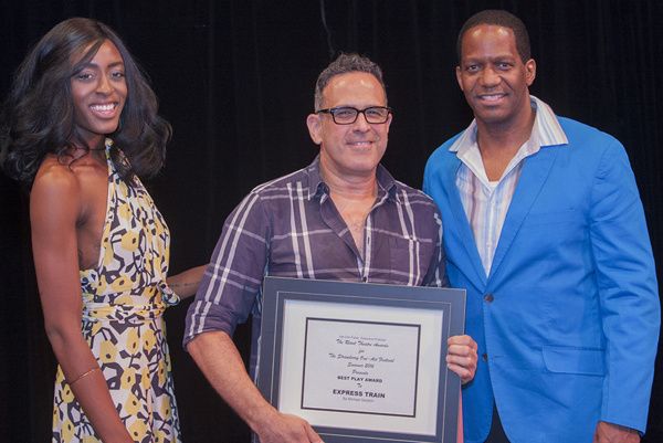 L to R; Martina Antoinette De Truff, Michael Selditch (BEST PLAY AWARD in the Strawbe Photo