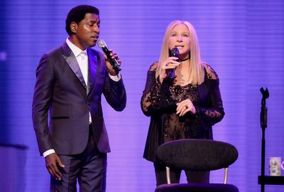 Kenneth 'Babyface' Edmonds and Barbra Streisand Photo