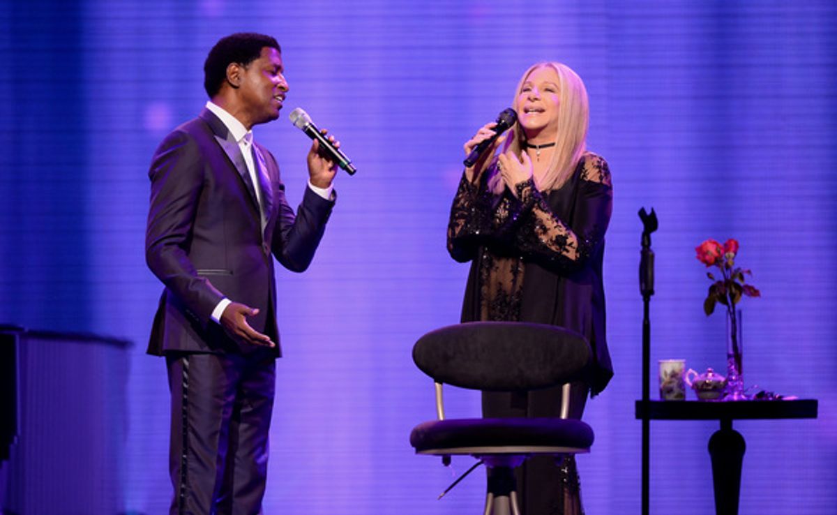 Kenneth 'Babyface' Edmonds and Barbra Streisand at 