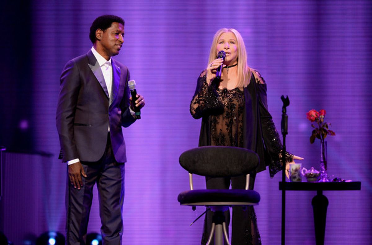 Kenneth 'Babyface' Edmonds and Barbra Streisand at 