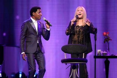 Kenneth 'Babyface' Edmonds and Barbra Streisand Photo