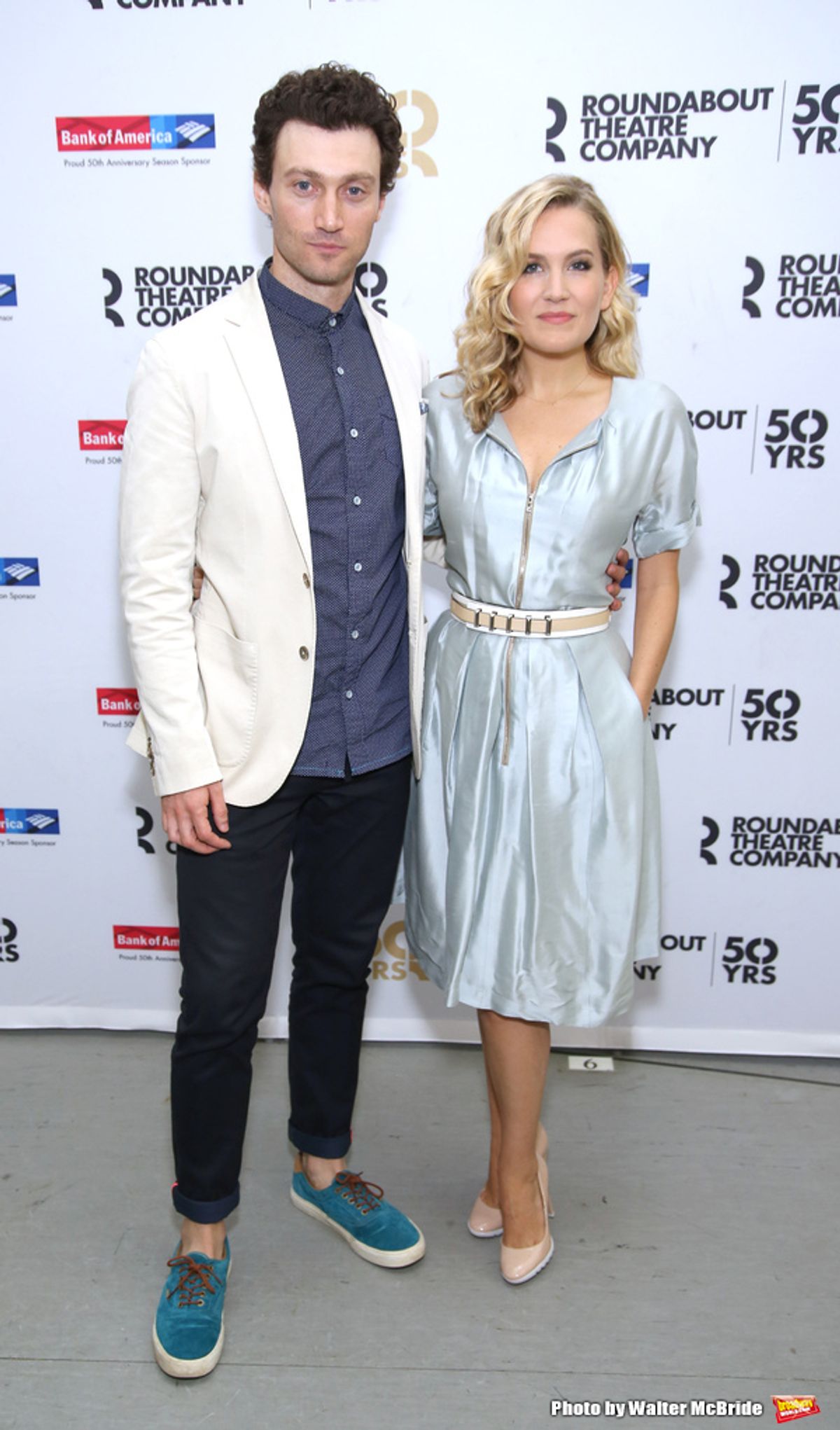 Bryce Pinkham and Lora Lee Gayer at 