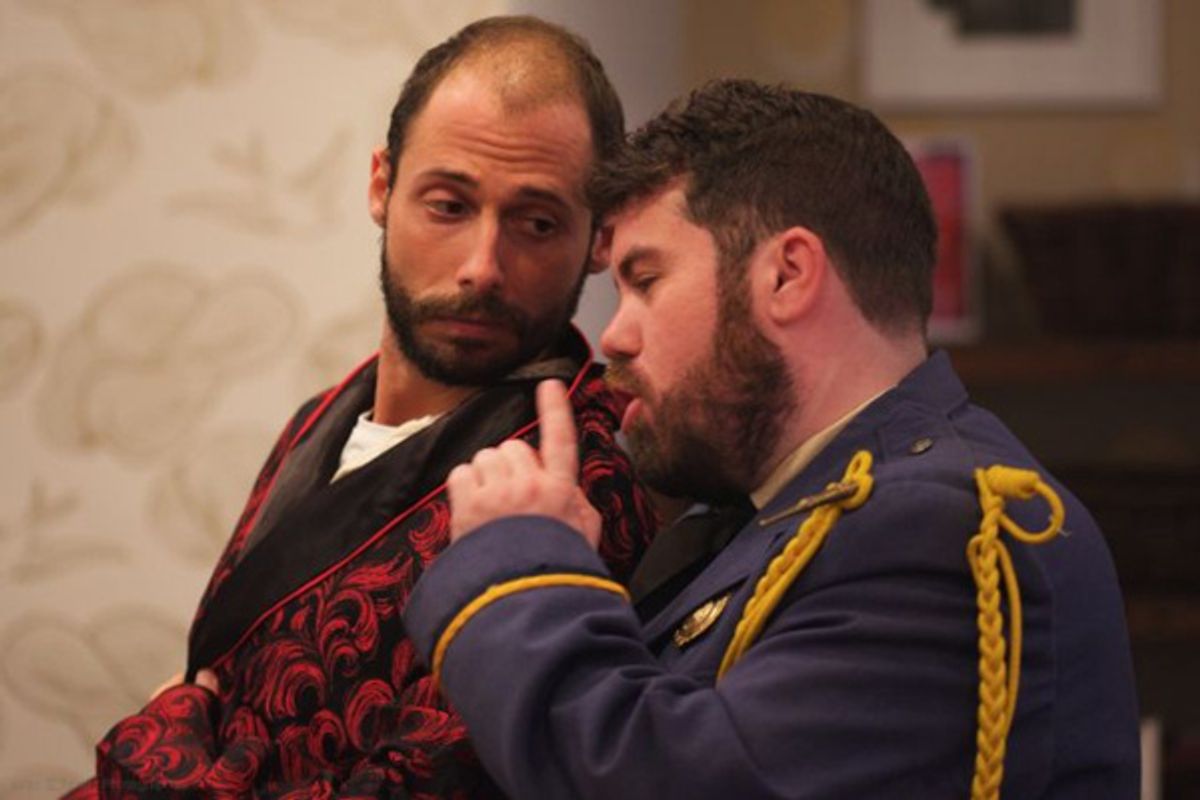 Ron Orlovsky and Christopher Michaels at 