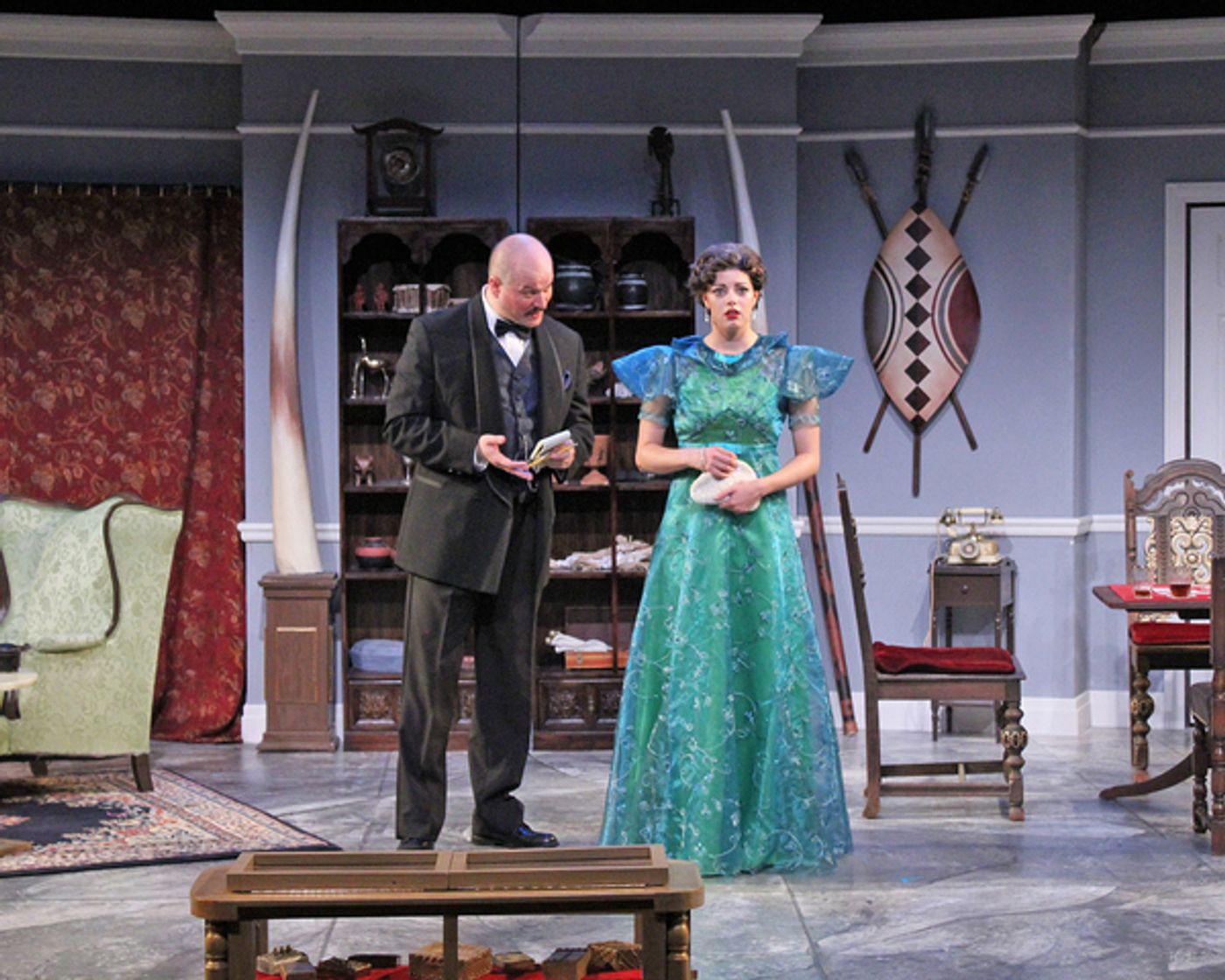 Photo Flash: First Look at Agatha Christie's CARDS ON THE TABLE at Cortland Rep Photo Flash: First Look at Agatha Christie's CARDS ON THE TABLE at Cortland Rep Image
