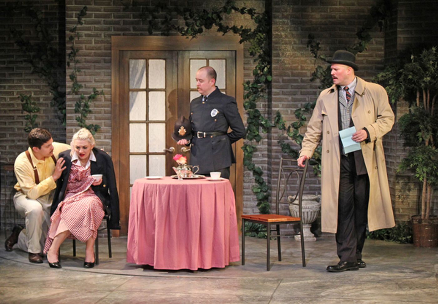 Photo Flash: First Look at Agatha Christie's CARDS ON THE TABLE at Cortland Rep Photo Flash: First Look at Agatha Christie's CARDS ON THE TABLE at Cortland Rep Image
