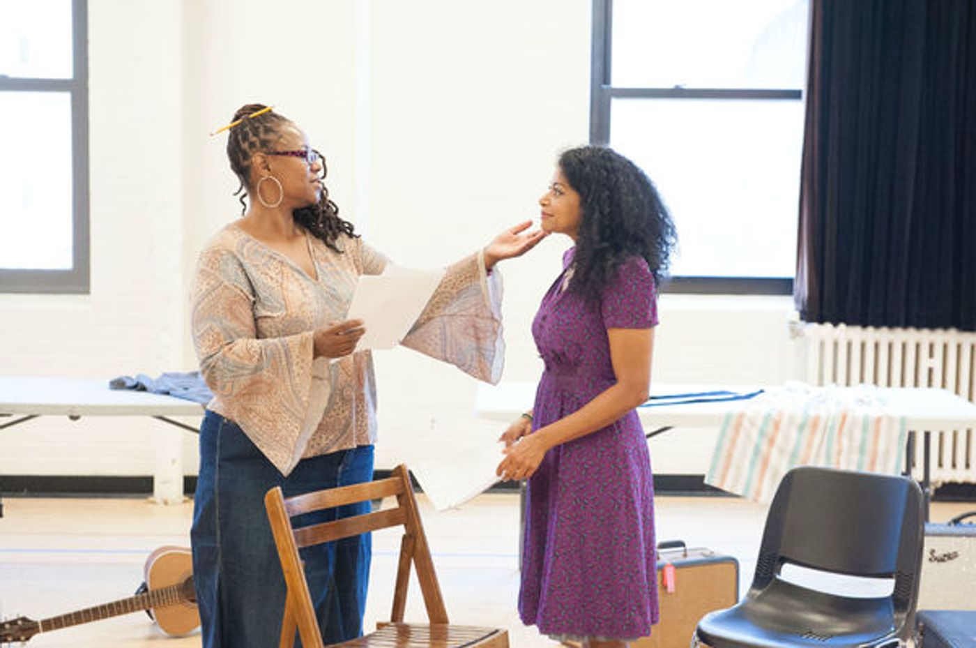 Photo Flash: Rebecca Naomi Jones, Kecia Lewis and More in Rehearsal for MARIE AND ROSETTA at Atlantic Theater  Image