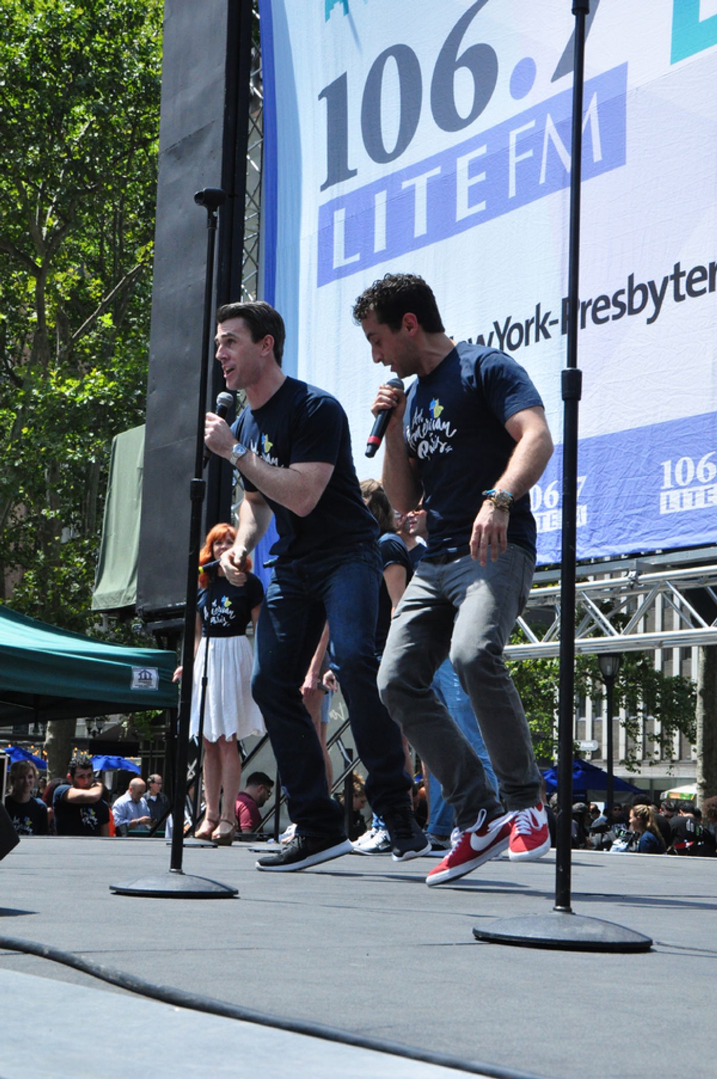 Photo Coverage: HOLIDAY INN, AN AMERICAN IN PARIS & More Perform at Broadway in Bryant Park!  Image