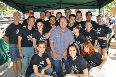 Rich Kaminski and The Cast of American in Paris that includes-Dimitri Kleioris, Leann Photo