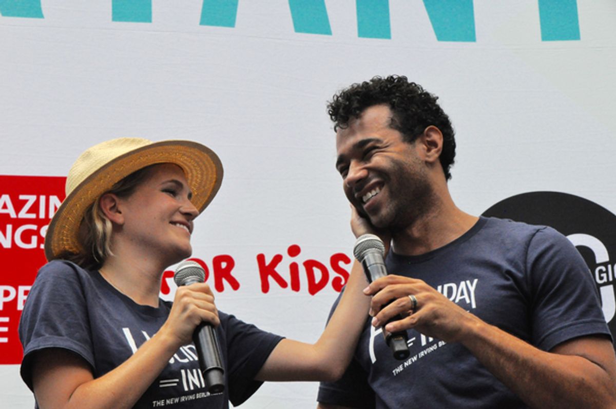 Lora Lee Gayer and Corbin Bleu at 