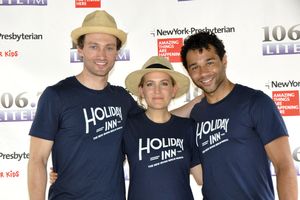 Bryce Pinkham, Lora Lee Gayer and Corbin Bleu @ BroadwayWorld Bryce Pinkham, Lora Lee Gayer and Corbin Bleu Photo