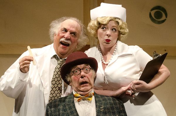 Bob Colonna as Willie Clark, F. William Oakes as Al Lewis, and Lauren Ustaszewski as  Photo