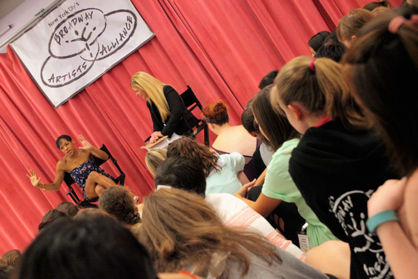 Photo Flash: Tony Winner Nikki M. James Visits Broadway Artists Alliance  Image