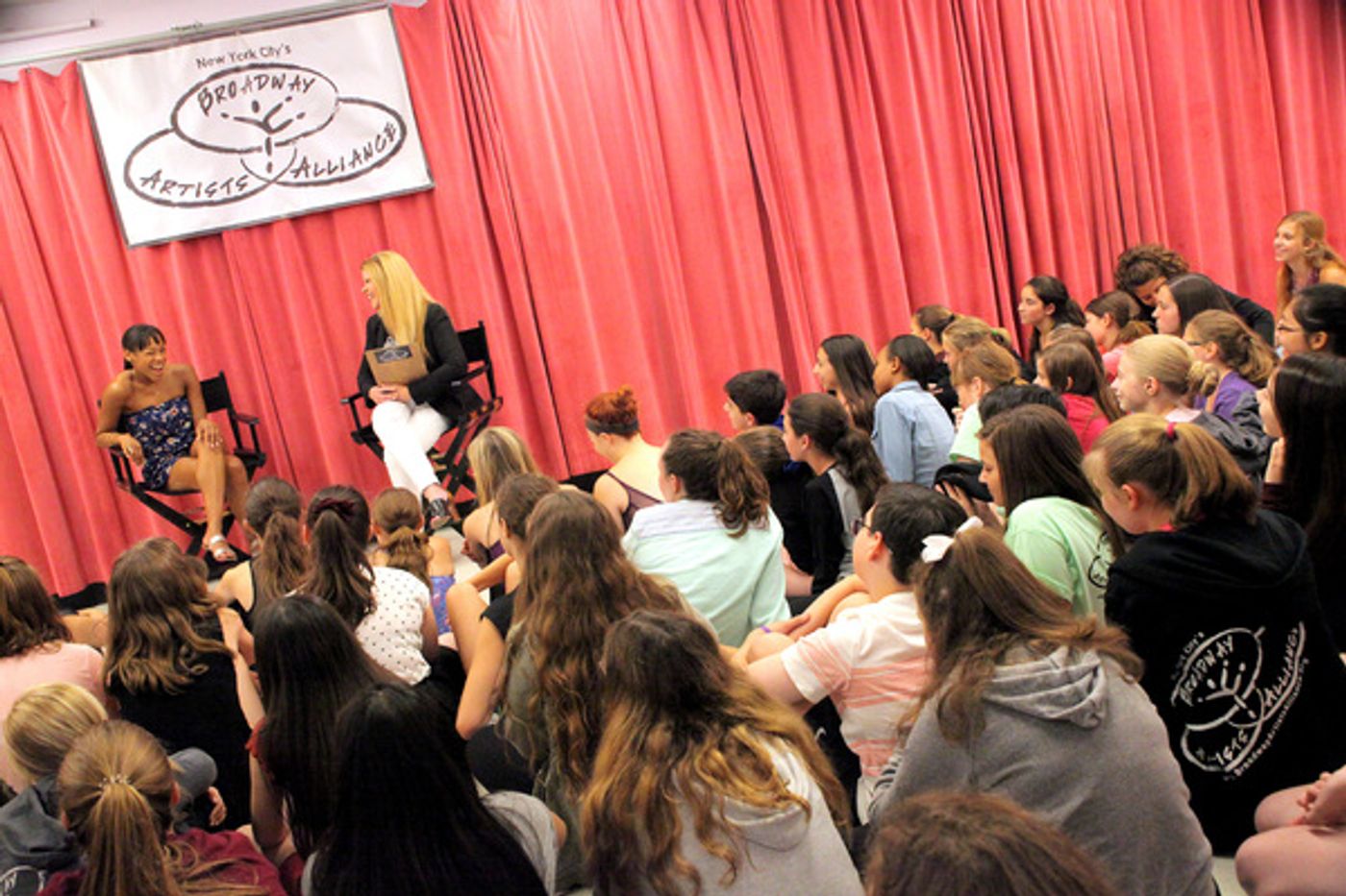 Photo Flash: Tony Winner Nikki M. James Visits Broadway Artists Alliance  Image