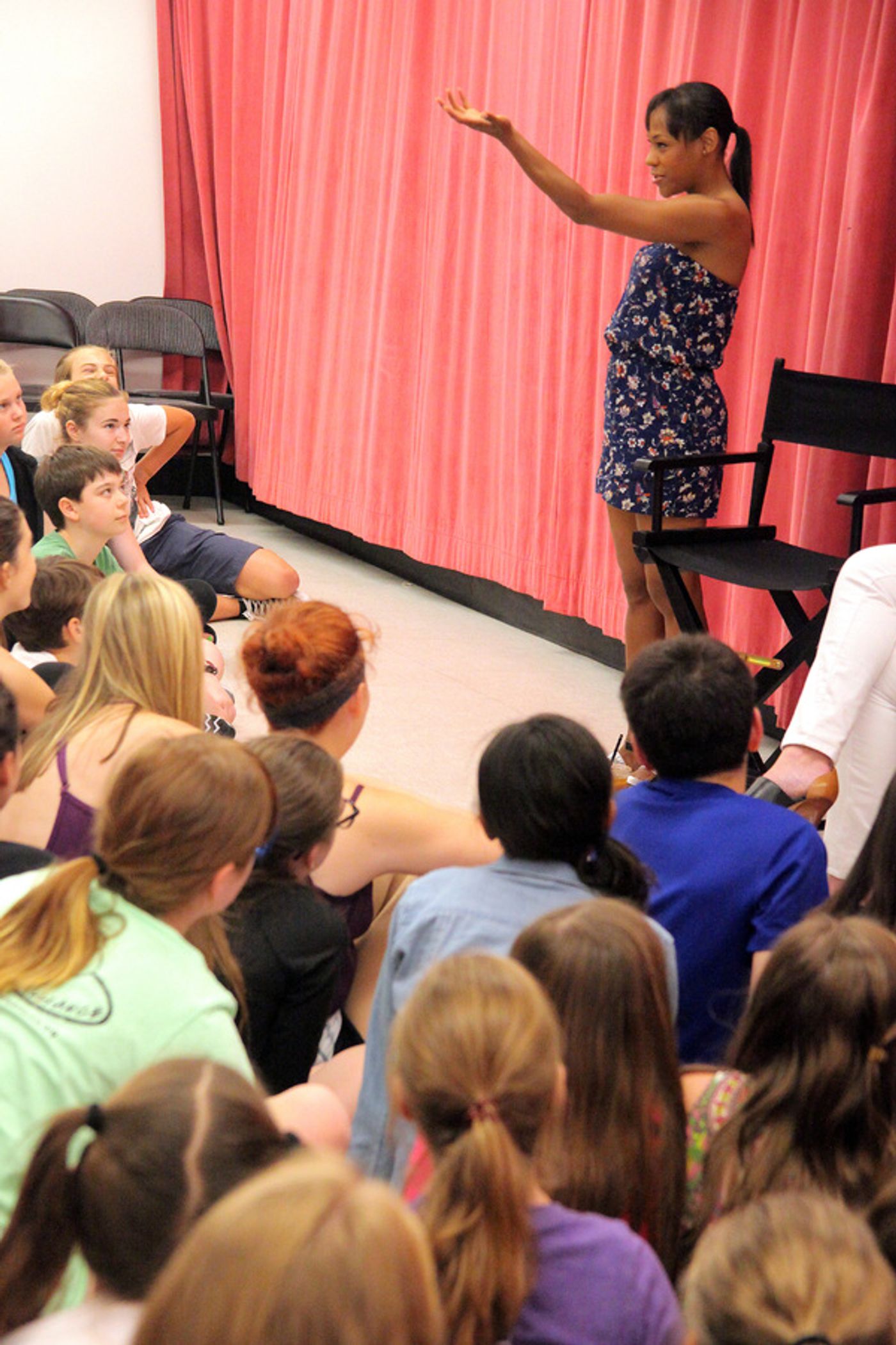 Photo Flash: Tony Winner Nikki M. James Visits Broadway Artists Alliance  Image