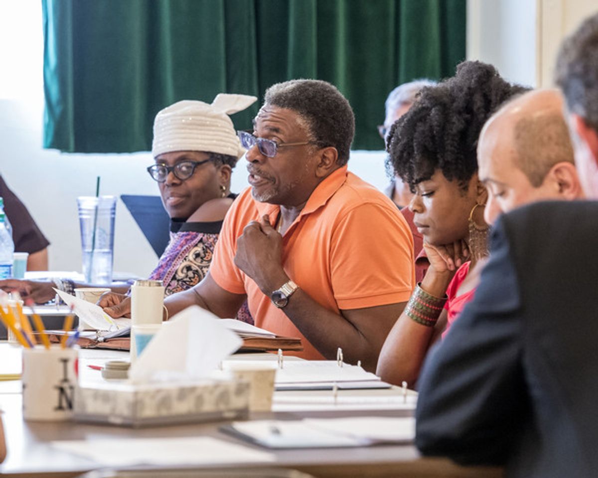 Lillias White, Keith David and Nija Okoro  at 