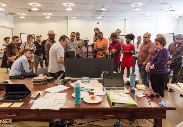 The cast for August Wilson's MA RAINEY'S BLACK BOTTOM Photo