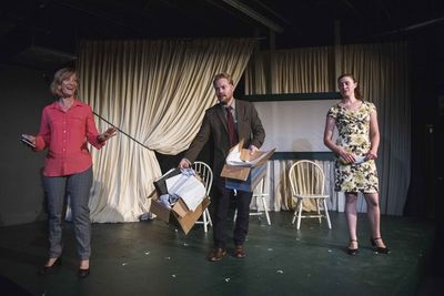 Susie Griffith, Nathan Eric Slate, and Suzanna Ziko in Brief Selection by Ken Urban Photo