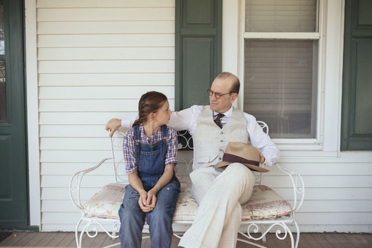 Chloe Irwin and Thomas Becker (Scout Finch and Atticus Finch) at 