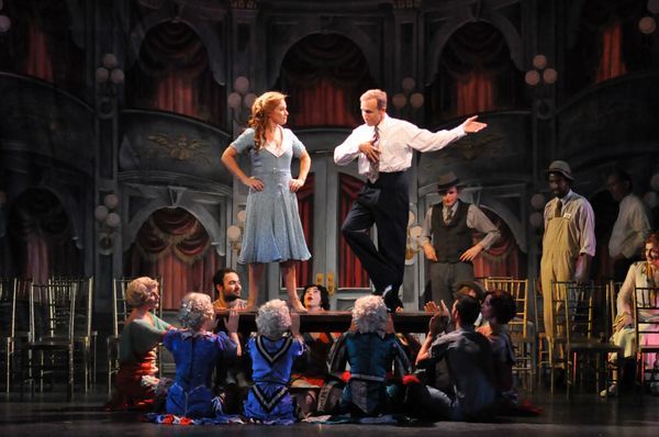 Kirby Ward and Beverly Ward with Ensemble Photo