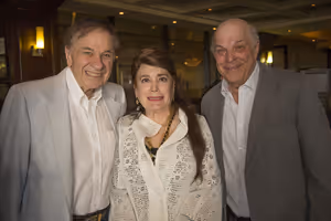 Richard Sherman, Donelle Dadigan, and Charles Fox @ BroadwayWorld Richard Sherman, Donelle Dadigan, and Charles Fox Photo