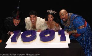 Jonathan Freeman, Adam Jacobs, Courtney Reed and James Monroe Iglehart @ BroadwayWorld Jonathan Freeman, Adam Jacobs, Courtney Reed and James Monroe Iglehart Photo