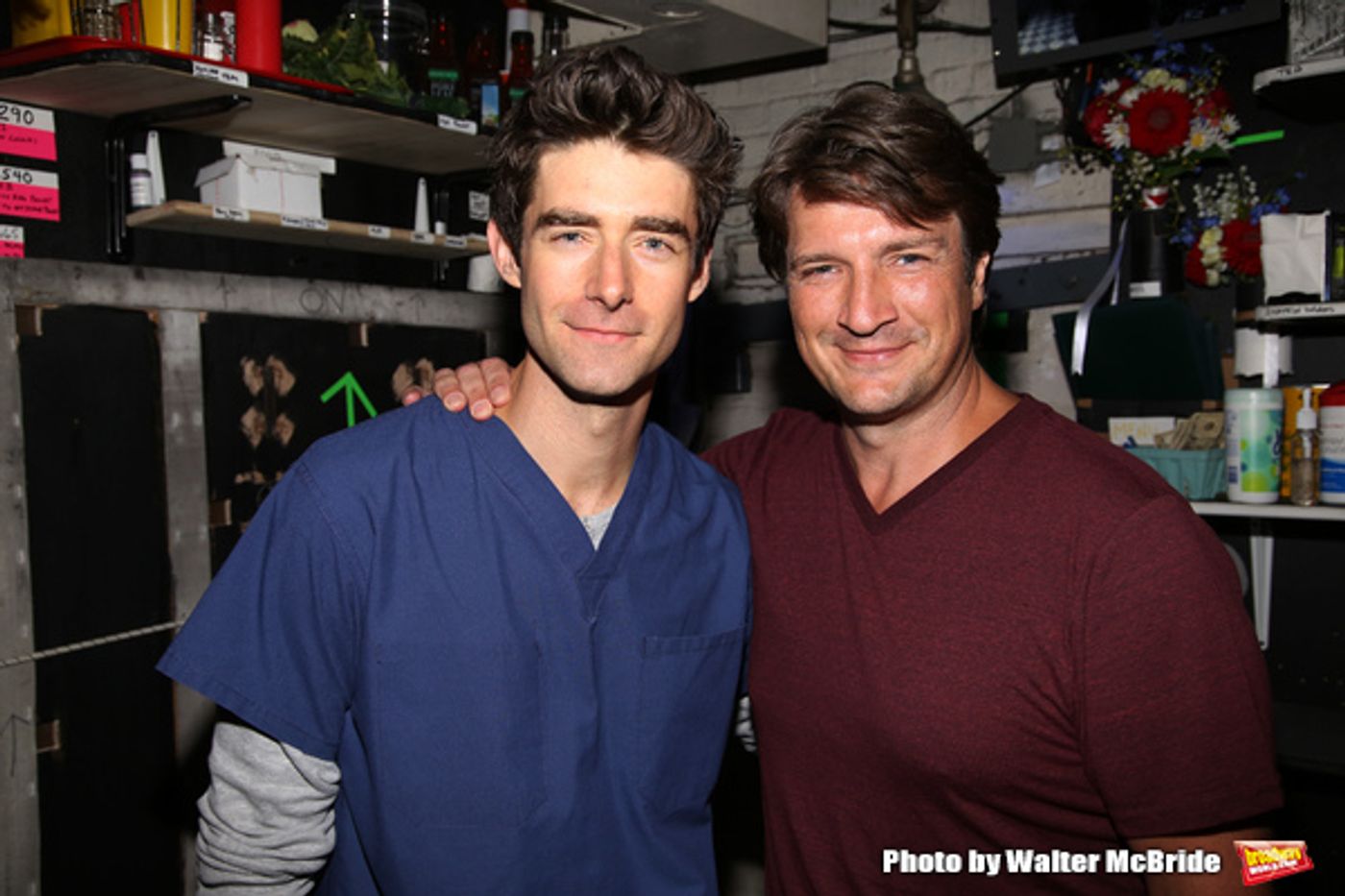 Photo Coverage: Original Dr. Pomatter Nathan Fillion Visits WAITRESS! Photo Coverage: Original Dr. Pomatter Nathan Fillion Visits WAITRESS! Image