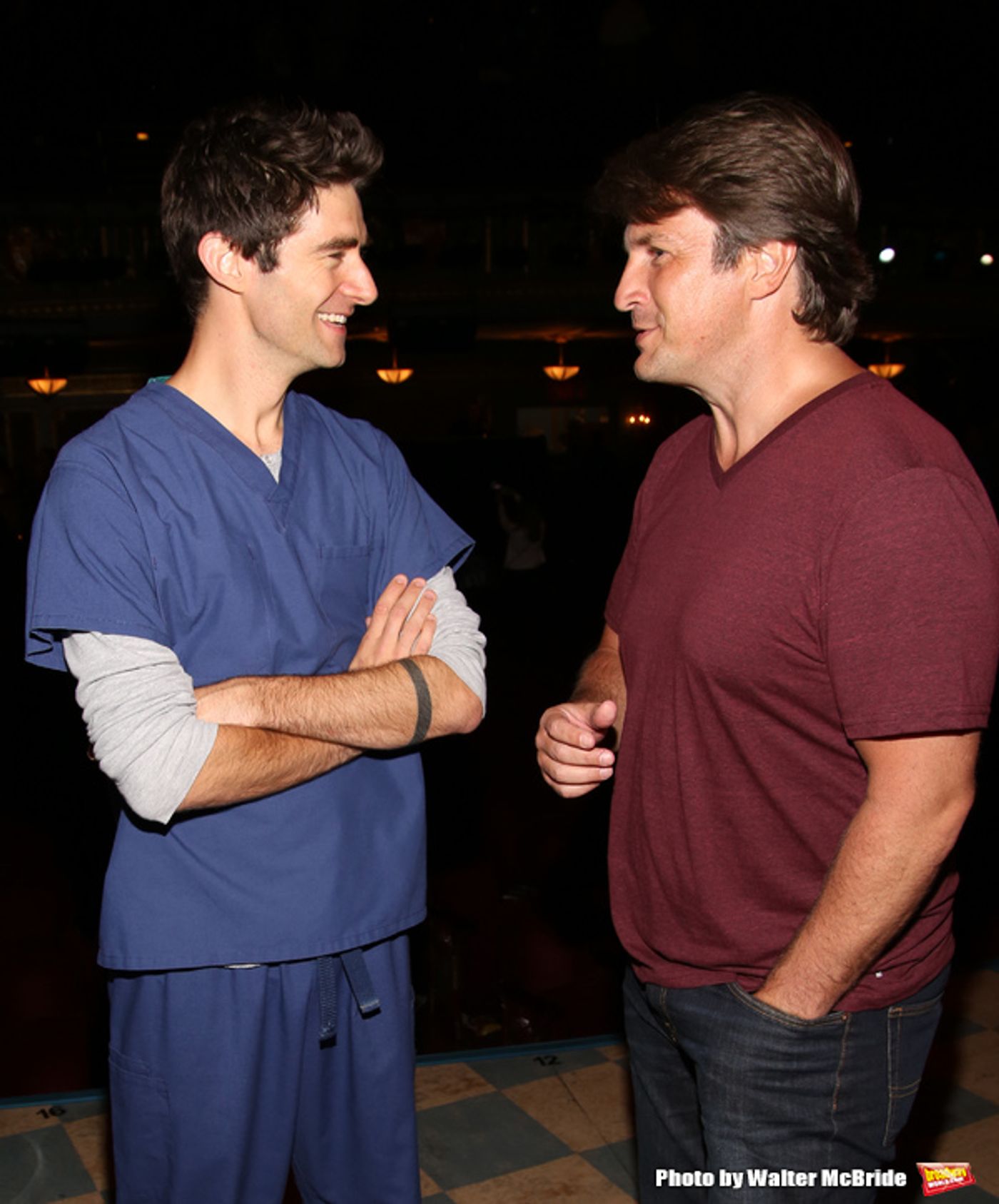 Photo Coverage: Original Dr. Pomatter Nathan Fillion Visits WAITRESS! Photo Coverage: Original Dr. Pomatter Nathan Fillion Visits WAITRESS! Image
