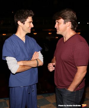 Drew Gehling and Nathan Fillion @ BroadwayWorld Drew Gehling and Nathan Fillion Photo