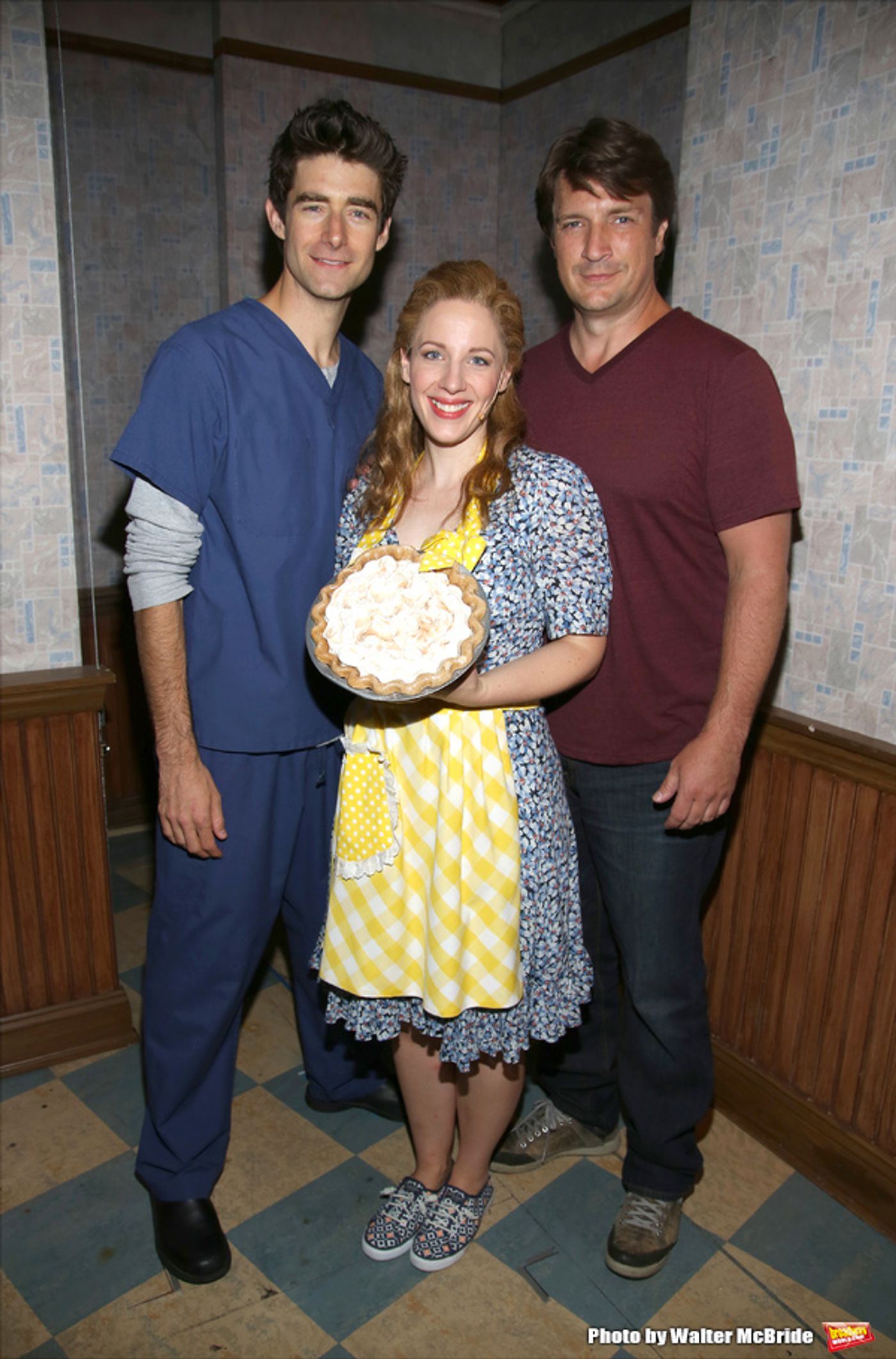 Photo Coverage: Original Dr. Pomatter Nathan Fillion Visits WAITRESS! Photo Coverage: Original Dr. Pomatter Nathan Fillion Visits WAITRESS! Image