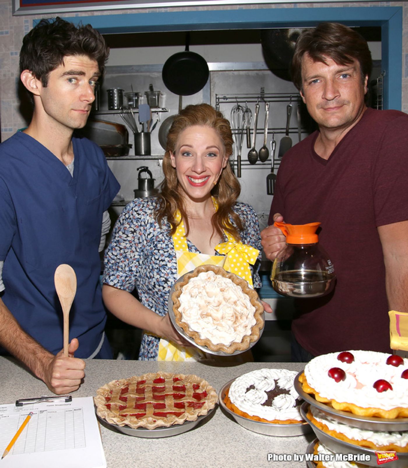 Photo Coverage: Original Dr. Pomatter Nathan Fillion Visits WAITRESS! Photo Coverage: Original Dr. Pomatter Nathan Fillion Visits WAITRESS! Image