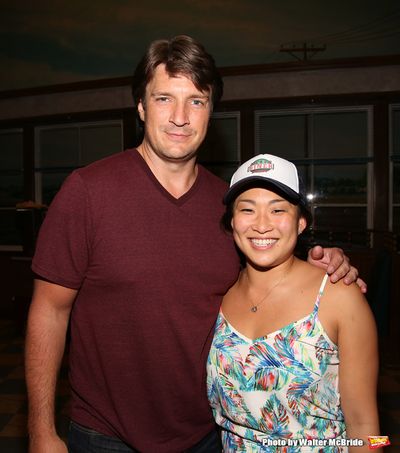 Nathan Fillion and Jenna Ushkowitz Photo