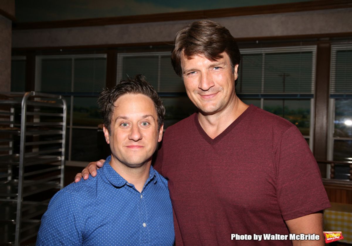 Christopher Fitzgerald and Nathan Fillion at 