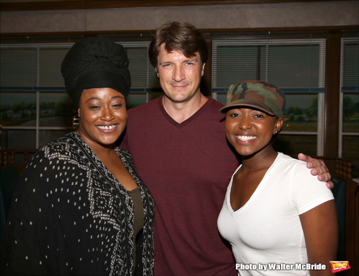 Photo Coverage: Original Dr. Pomatter Nathan Fillion Visits WAITRESS! Photo Coverage: Original Dr. Pomatter Nathan Fillion Visits WAITRESS! Image
