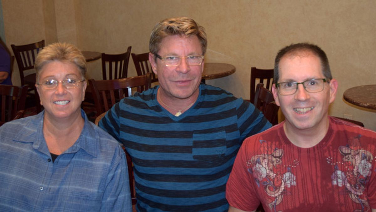 Linda Reichers, George Ryan, Russell Gnann at 