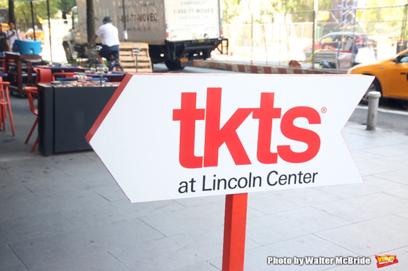 Photo Coverage: New TKTS Booth Pops Up at Lincoln Center Photo Coverage: New TKTS Booth Pops Up at Lincoln Center Image