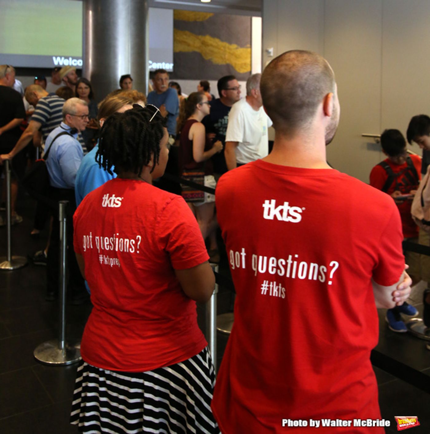 Photo Coverage: New TKTS Booth Pops Up at Lincoln Center Photo Coverage: New TKTS Booth Pops Up at Lincoln Center Image