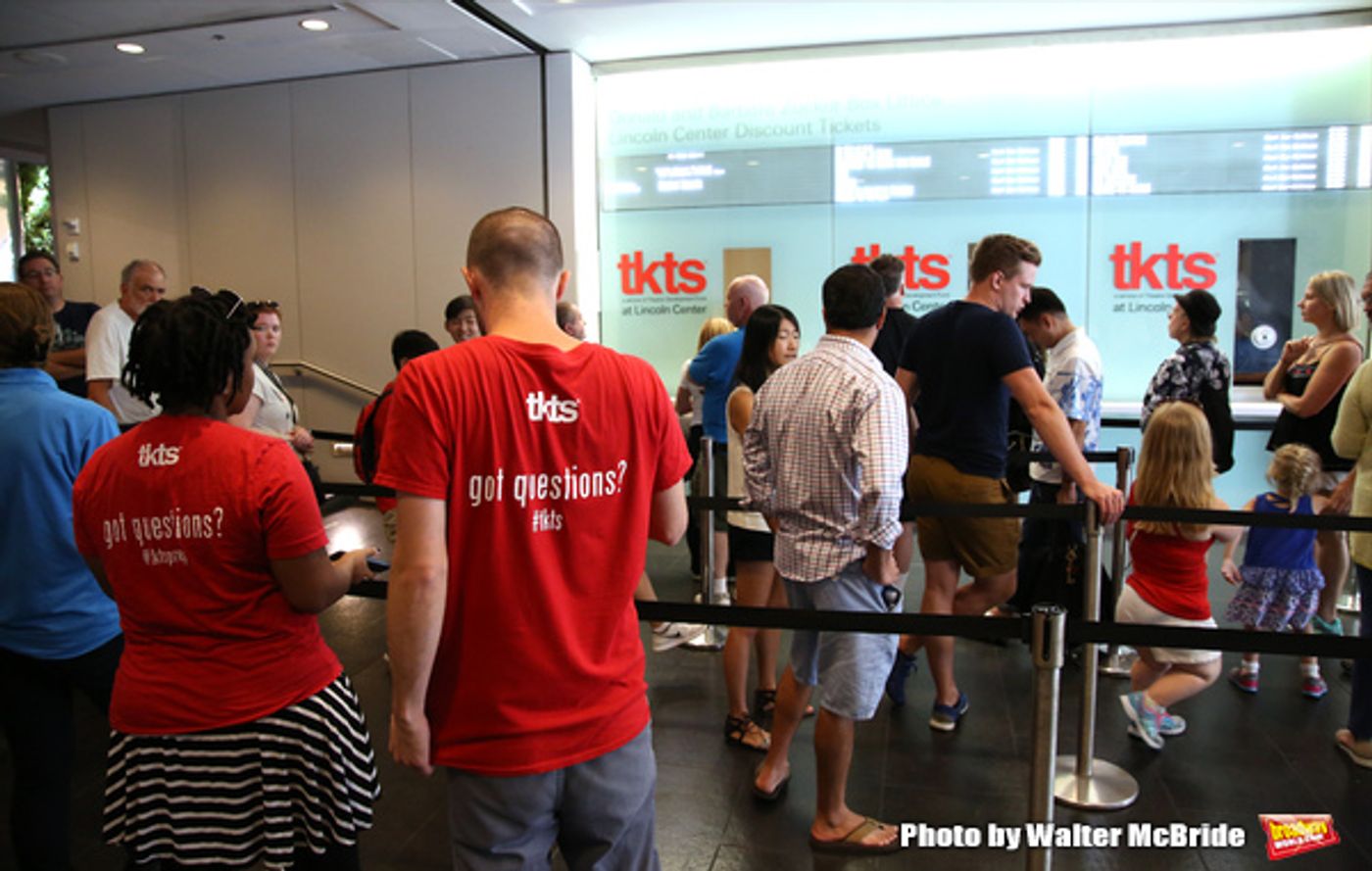Photo Coverage: New TKTS Booth Pops Up at Lincoln Center Photo Coverage: New TKTS Booth Pops Up at Lincoln Center Image