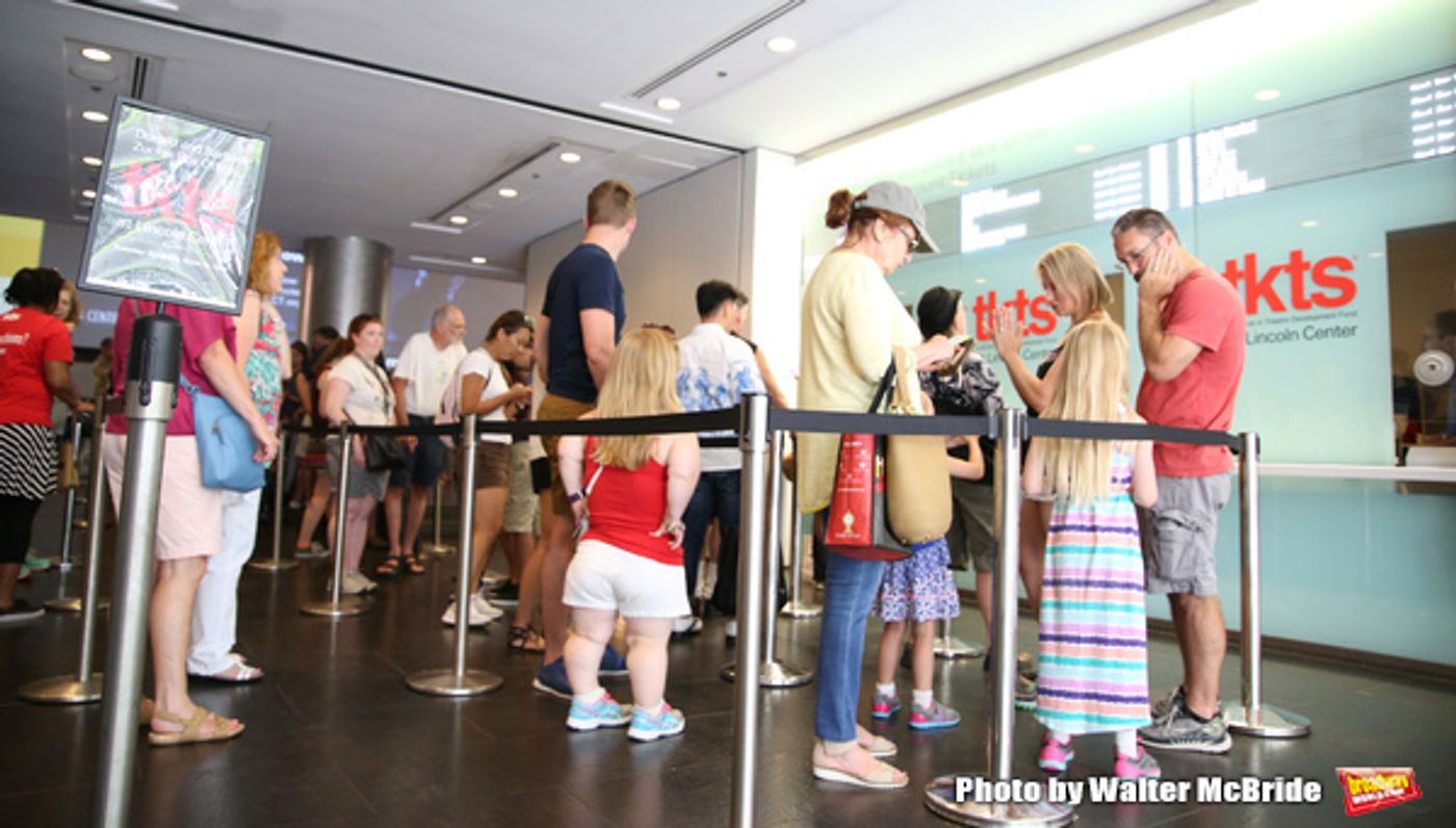 Photo Coverage: New TKTS Booth Pops Up at Lincoln Center Photo Coverage: New TKTS Booth Pops Up at Lincoln Center Image