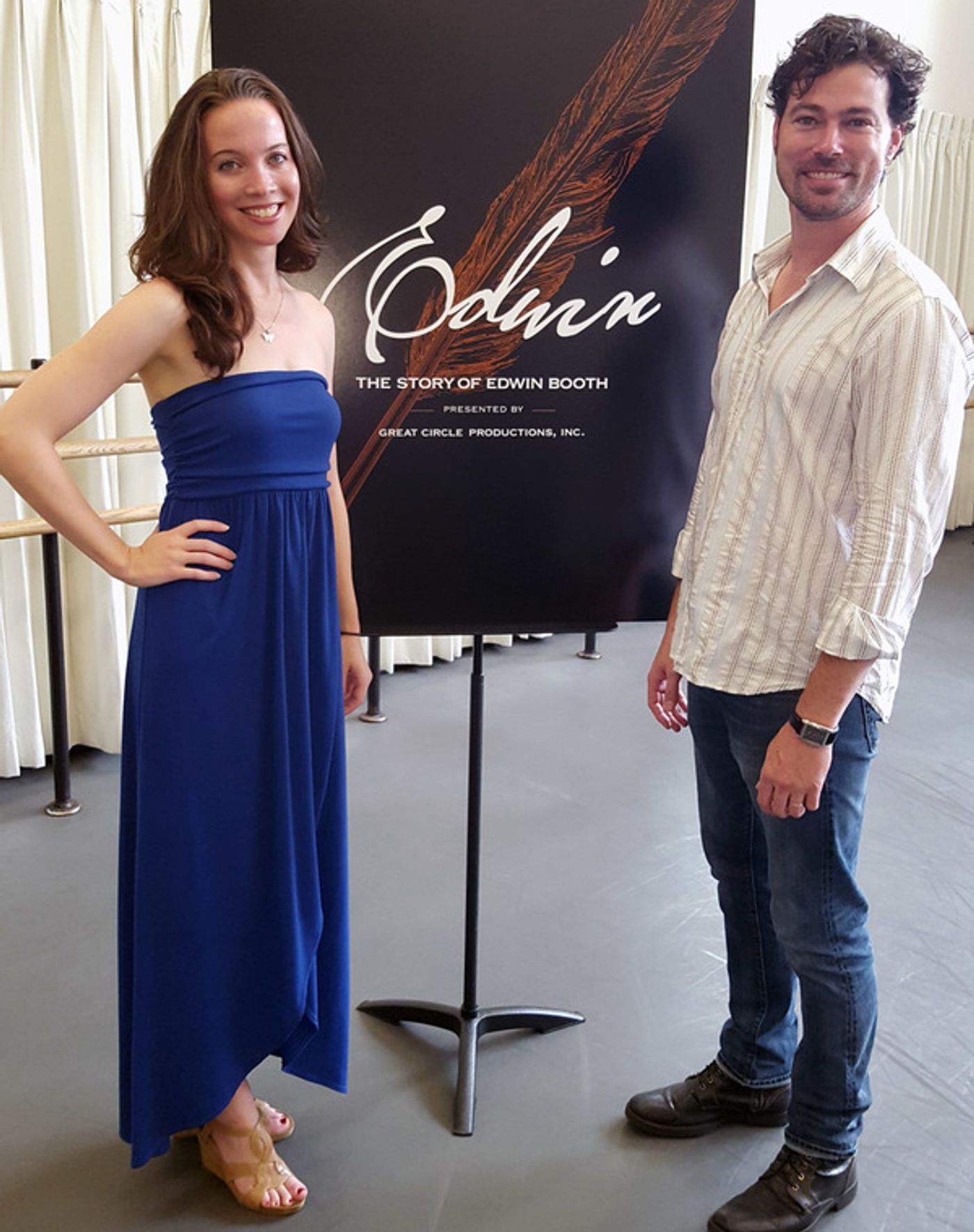 Photo Flash: Meet the Cast of EDWIN, THE EDWIN BOOTH STORY Off-Broadway  Image