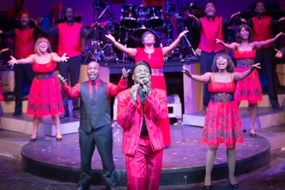 The cast of THE JACKIE WILSON STORY Photo