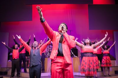 The cast of THE JACKIE WILSON STORY Photo
