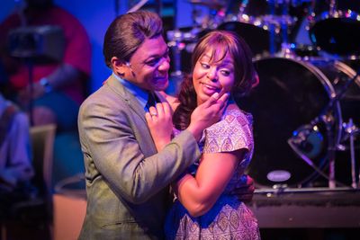 The cast of THE JACKIE WILSON STORY Photo